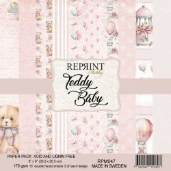 Reprint - Teddy Baby Collection pack - 8x8 15 ark
